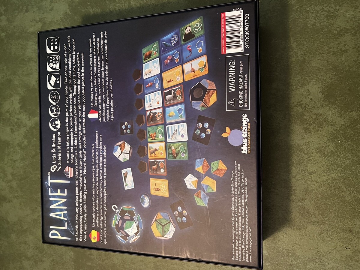 Family Board Game Blue Orange Planet Board Game - Award Winning 3D World  Building Strategy Game For Families, Ages 8+ Planet 3D World Building  Strategy Game