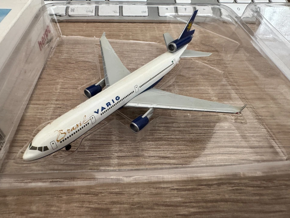 Herpa 503402 Aereo Mc Donnell Douglas MD-11 1:500 Buone Condizioni In OVP - Immagine 2 di 2