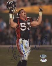 Bill Romanowski Signed Broncos 8x10 Photo Beckett PSA COA