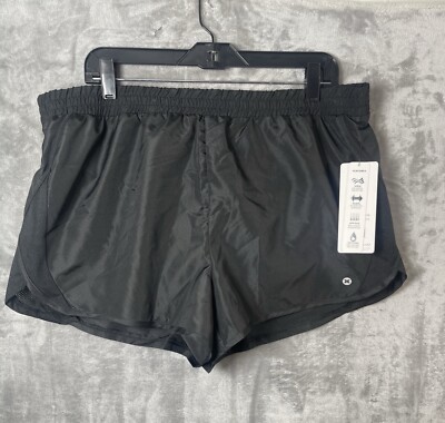   RBX Women s Shorts  SizeX- Large Black Gym shorts Lightweight under short