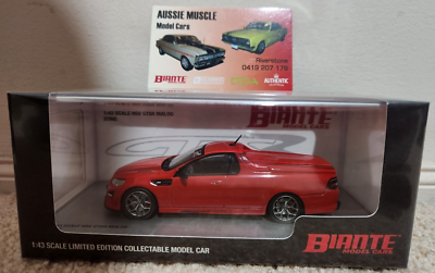 新品 1/43 ビアンテモデルカーズ ホールデン ユートHSV GTSR レッド 1:43 Biante Holden HSV F2 VF GTSR Maloo Commodore Ute in Sting Red