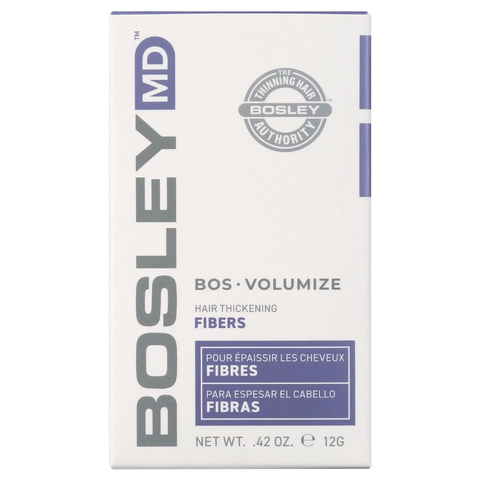 Bosley MD Bos-Volumize Hair Thickening Keratin Fibers - L. Brown 0.42 or D. Brow - Image 4 of 4