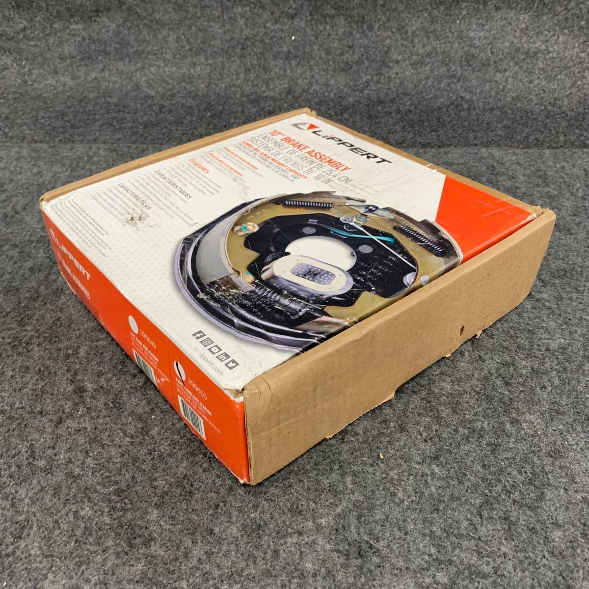 LIPPERT 296650 10" Forward SelfAdjusting RV Brake Assembly RH Application* eBay