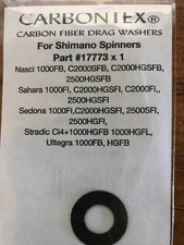 SHIMANO 17773 X 1 SAHARA, SEDONA, STRADIC Ci4 CARBONTEX WASHERS