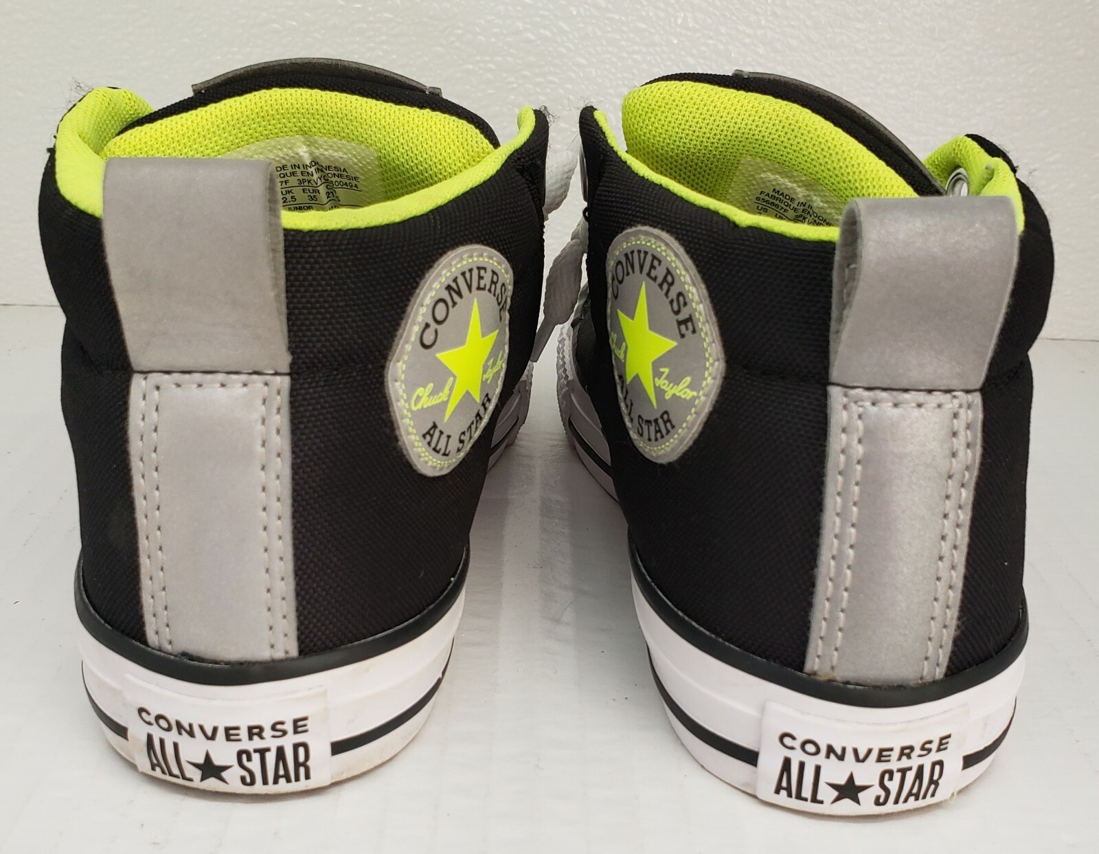 Converse All Star Toddler Medium Black Mid Women's 4.5 Youth 3 656867F thumbnail 4