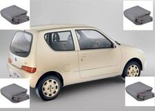 TELO COPRIAUTO TELATO FELPATO FIAT 600 ANNO 2004 IMPERMEABILE ZIP LATO GUIDA