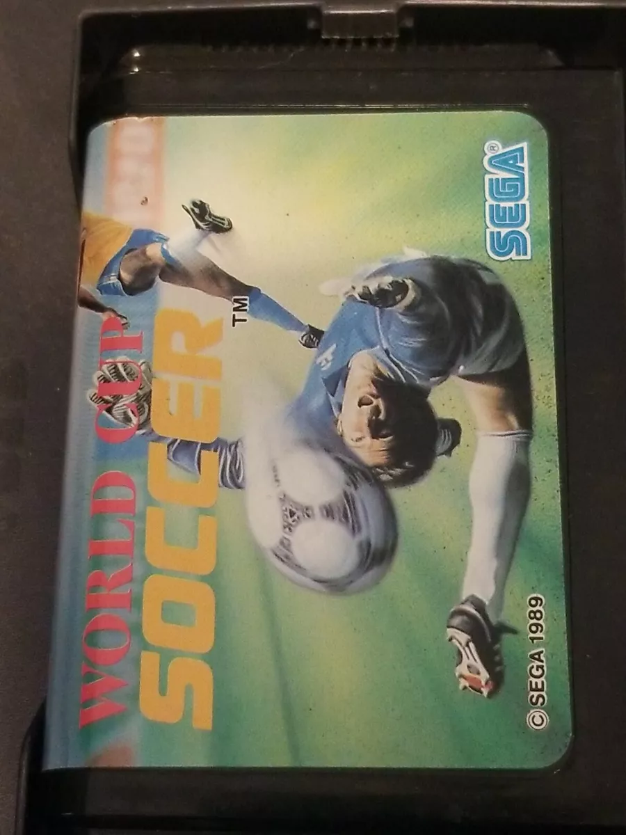 WORLD CUP SOCCER Mega Drive Sega 2602 md. CLEAN, FULL W/BOOKLET