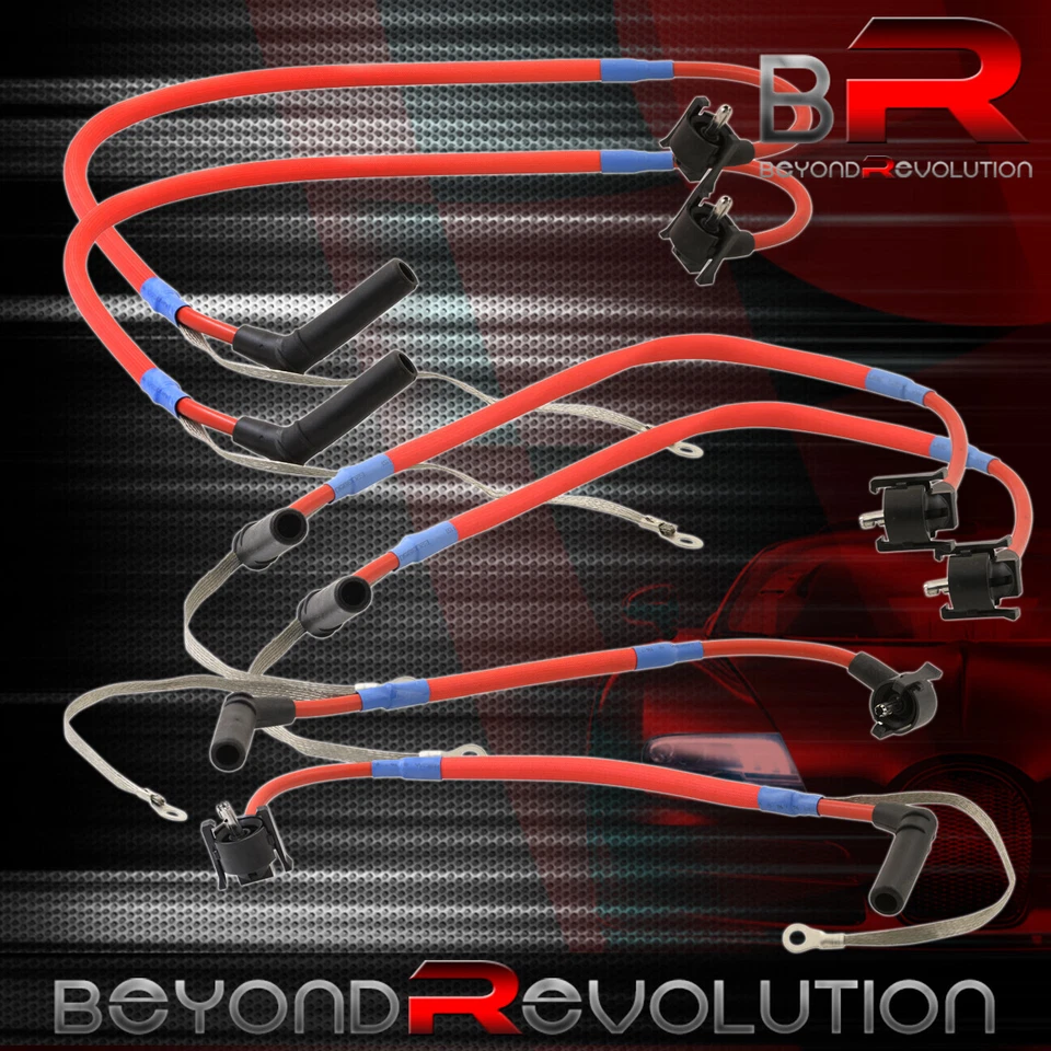 Cable de encendido de bujía V6 para Mustang Thunderbird Cougar 1994-1998 6 piezas Foto 3 de 3