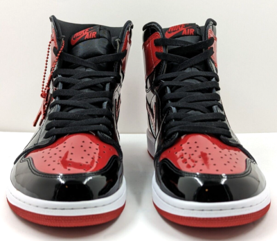 Nike Air Jordan 1 Retro High OG Patent Bred Black Red 555088-063