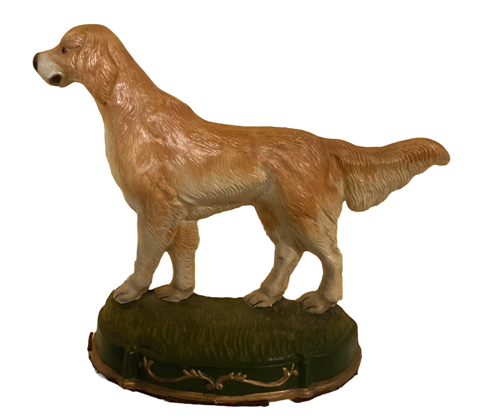 7 Lbs Large Cast Iron Golden Retriever Dog Doorstop. 15”x12” eBay