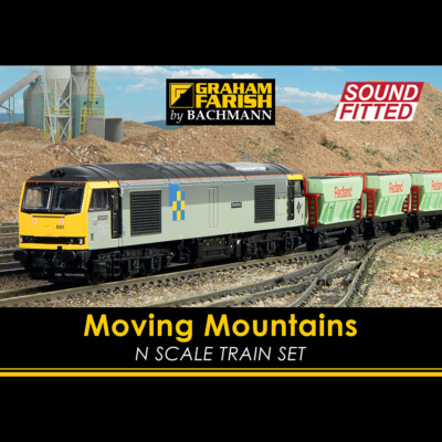 Graham Farish 370-221SF Spur N Moving Mountains Zugset DCC Sound ausgestattet