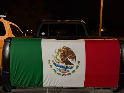 Bandera De Mexico Para La Troca Elastica Listo Para El Mundial | eBay