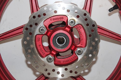06-08 KAWASAKI NINJA 650R EX650A OEM REAR BACK WHEEL RIM - Picture 2 of 19