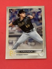 2022 Topps Chrome Max Kranick Rookie #144 Pittsburgh Pirates RC (Z)