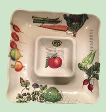 MELAMINE CHIP AND DIP SERVEWARE (MICHEL DESIGN WORKS)