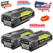 1-3Pack For Ryobi OP4050 OP40602 40V Lithium Ion 5Ah Battery Pack High Capacity