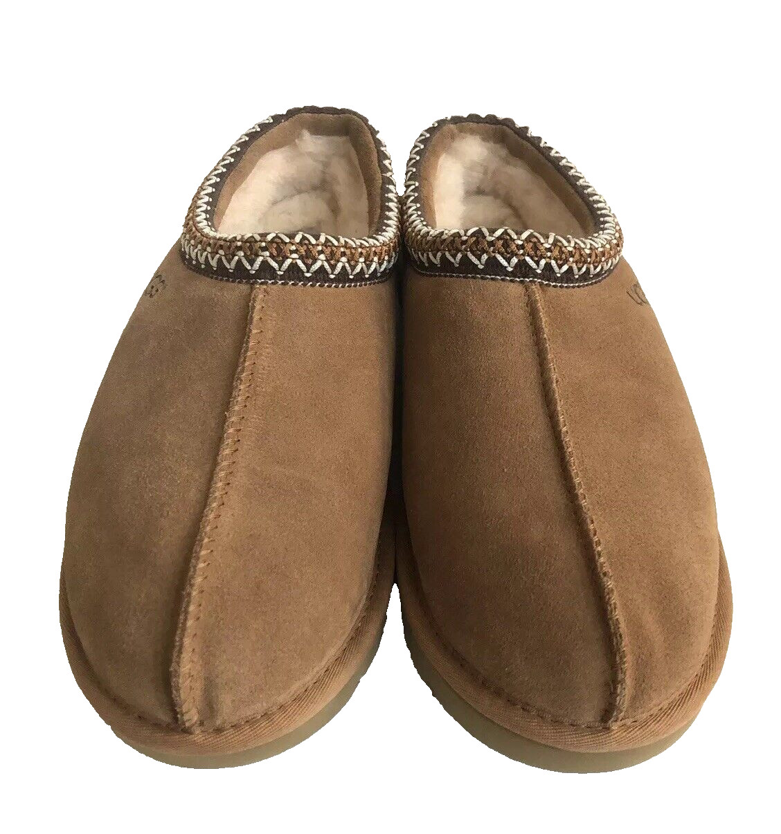 UGG WOMEN TASMAN CHESTNUT SHEARLING LINED  MOCCASIN SHOE US 8 / EU 39 / UK 6 image 3