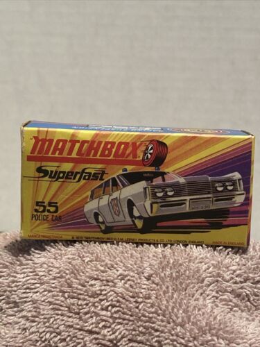 1971 Lesney Matchbox Superfast No.55 Mercury Police Commuter