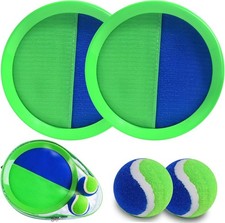 Toss and Catch Ball Set, Paddle Catch Ball and Toss Game for Kids, Great Beach G