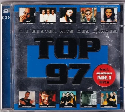 TOP 97 - 2erCD - DIE BESTEN HITS DES JAHRES MIT SIEBEN NR 1 HITS - 20 HITS MINT - Bild 1 von 2