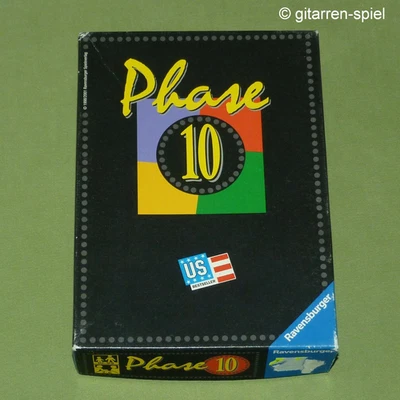Phase 10 Kartenspiel - Komplett & sehr gut! Das Kultspiel von Ravensburger ©2001 - Bild 1 von 3