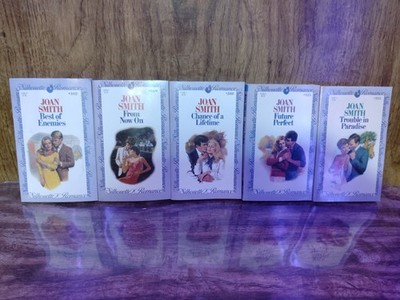 Five Silhouette Romance Paperbacks by Joan Smith   #269, #288, #302, #315 & #325