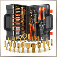 Crimpzangen Set 24 Arten 0,25-2,5Mm² Mit Abisolierzange Und FlachsteckhüLsenzang