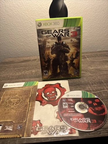 Gears of War 3 - Microsoft Xbox 360 CIB Great Condition!! Same Day Shipping