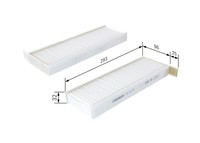 NEU - Bosch 1987435026 Filter, Innenraumluft FüR Peugeot Toyota Vauxhall