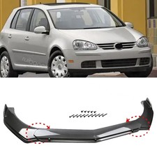 For Volkswagen Rabbit Carbon Fiber Style Front Bumper Lower Lip Spoiler Diffuser