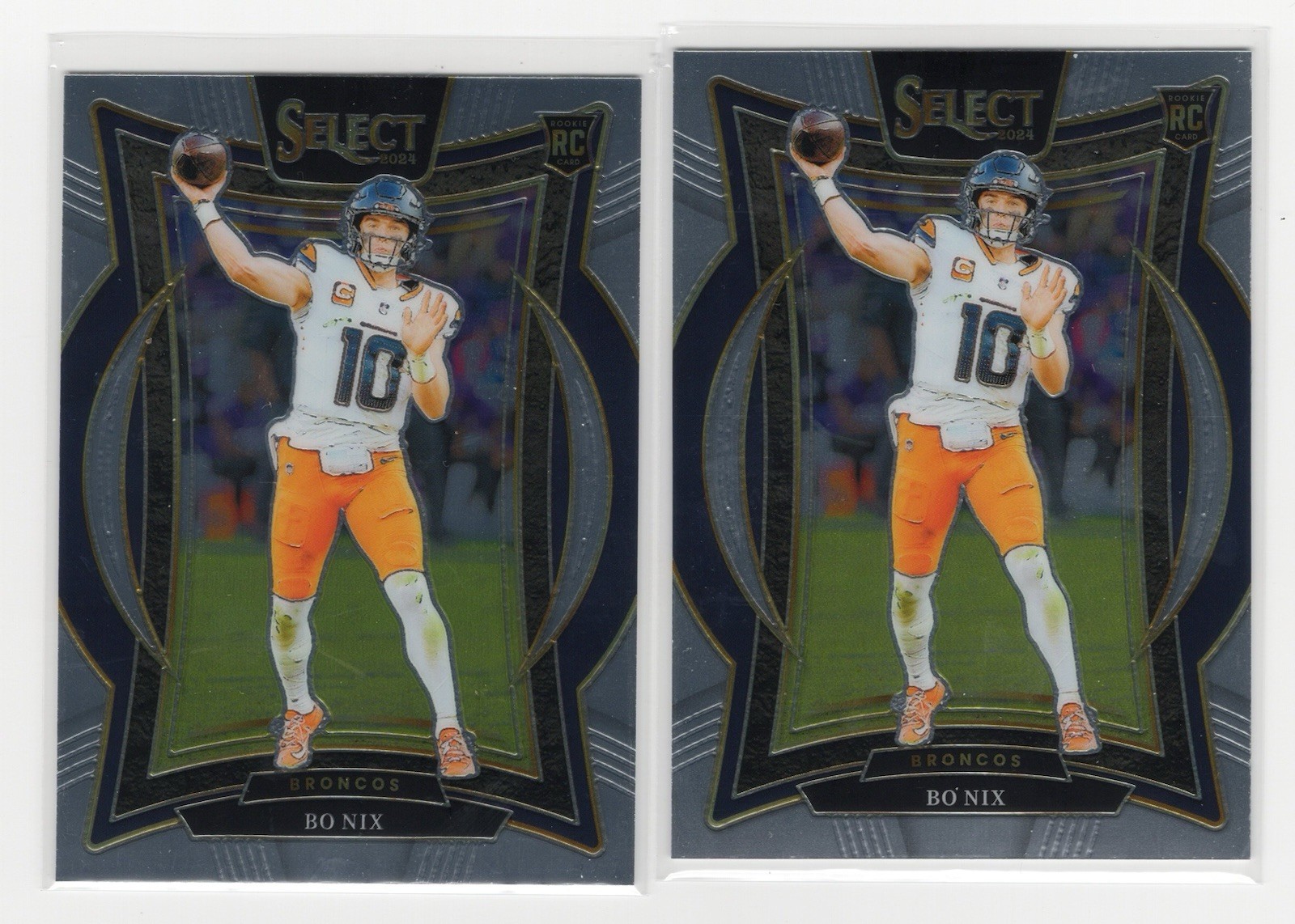 2024 Panini Select - Concourse Bo Nix #30 Base (RC) Q2