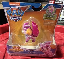 Nickelodeon Paw Patrol Mighty Pups Super Paws Skye Figure  RARE  