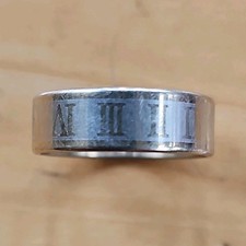 SIZE 9 RING ROMAN NUMERALS