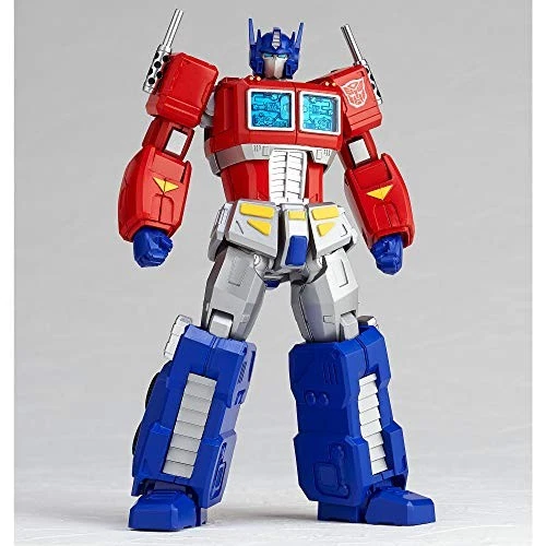 AMAZING YAMAGUCHI Optimus Prime Transformers Action Figure Revoltech Kaiyodo - Image 2 of 4
