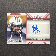 2020 Sage Hit Premier Draft JAYLON MOORE #A35 Rookie AUTO - TENNESSEE / MARTIN B