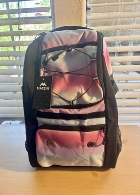 MATEIN Girls Softball Bag, Lightweight Baseball Backpack - Pink