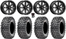 Msa Milled Boxer 15wheels 35roxxzilla Tires Polaris Rzr Turbo Srs1
