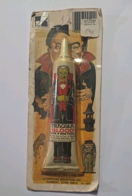 Vint Topstone Dracula Blood Vampire Halloween Costume Sealed Blister #6982