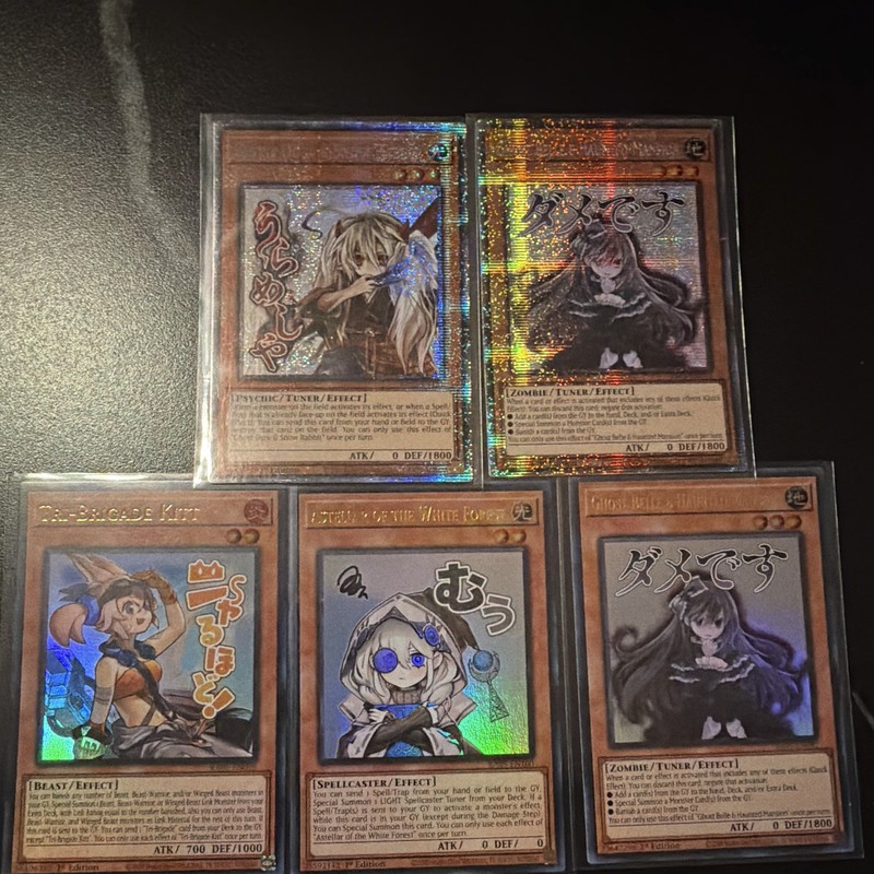 Konami Yu-Gi-Oh! TCG Rise of the Abyss 5 Foil 1st Ed Card Lot English