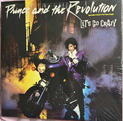 Prince & The Revolution - Let's Go Crazy - VG+  12'' Maxi Single