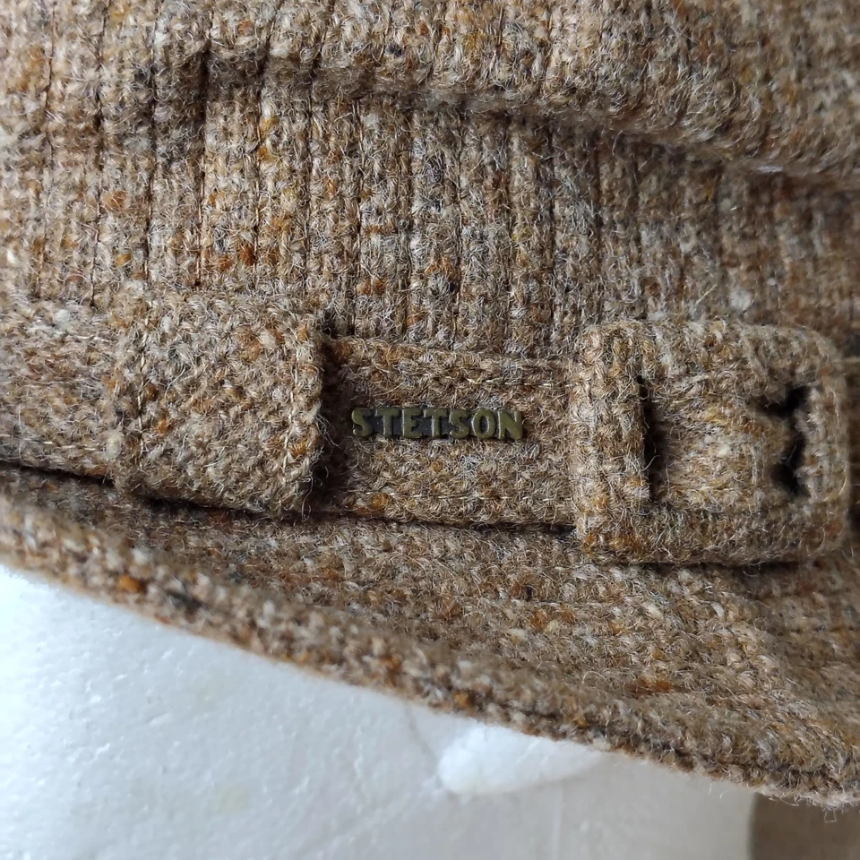 Sombrero Fedora Vintage Alwayson Tweed Hombres 7.5 Marrón Clásico Hecho en EE. UU. Estilo Retro Foto 2 de 4