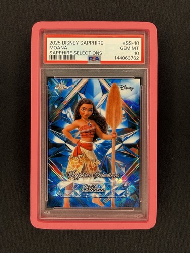 Moana [Black] #SS-10 2025 Topps Chrome Disney Sapphire Selections card