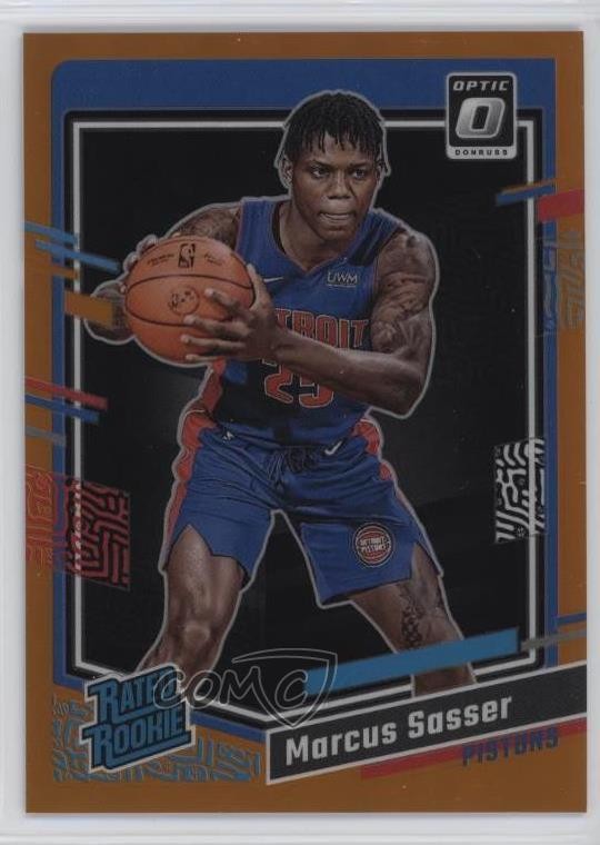 2023 Panini Donruss Optic Rated Rookie Orange Prizm /199 Marcus Sasser #242 0c6