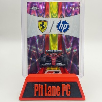2025 Topps Chrome Formula 1 #175 Ferrari Logo, Pink RayWave /250