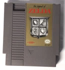 The Legend of Zelda (Nintendo Entertainment System, NES, 1985) TESTED Gray Cart