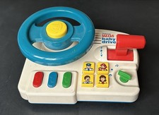 2082 Vintage VTECH TALKING LITTLE SMART BABY DRIVER Toy Clean WORKS