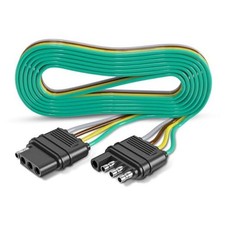 4 Pin Trailer Connector Harness Extension 80 Inch, 16AWG 4 Way Trailer Plug