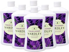 Yardley English Lavender Hand Soap, Moisturizing with Oils, 16 FL OZ 6 Pack