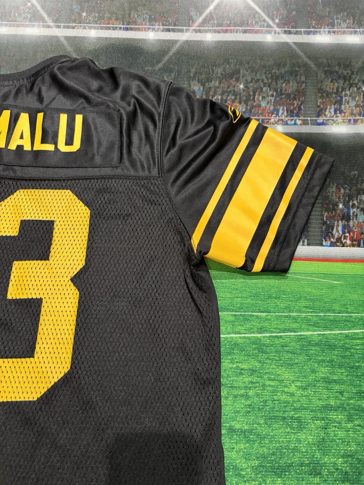 Pittsburgh Steelers Troy Polamalu #43 Women’s Reebok Jersey Sz XL Preowned thumbnail 10