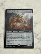 MTG Magic Cityscape Leveler Extended Art BRO 363 NM